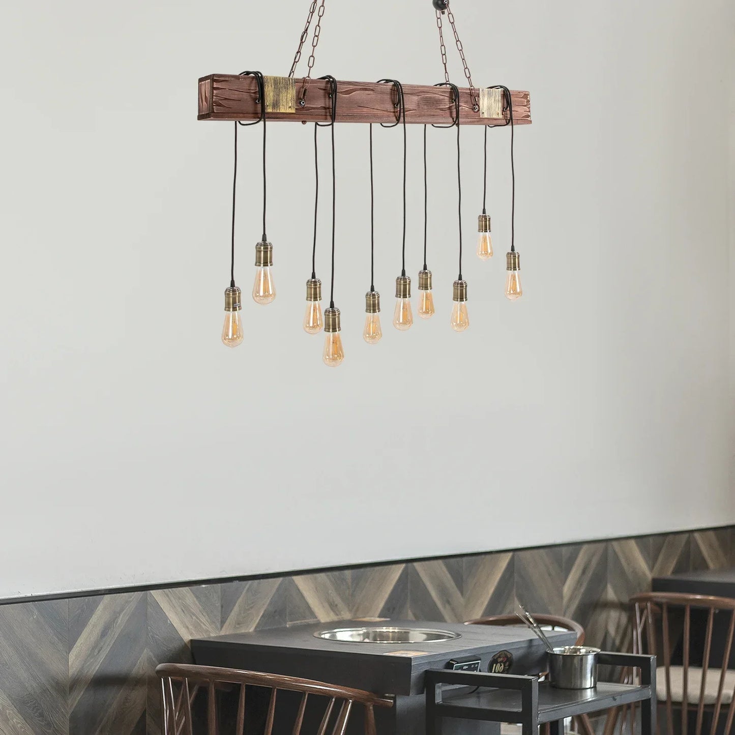 10-Light Indoor Chandelier