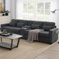Sectional Sofa with Console