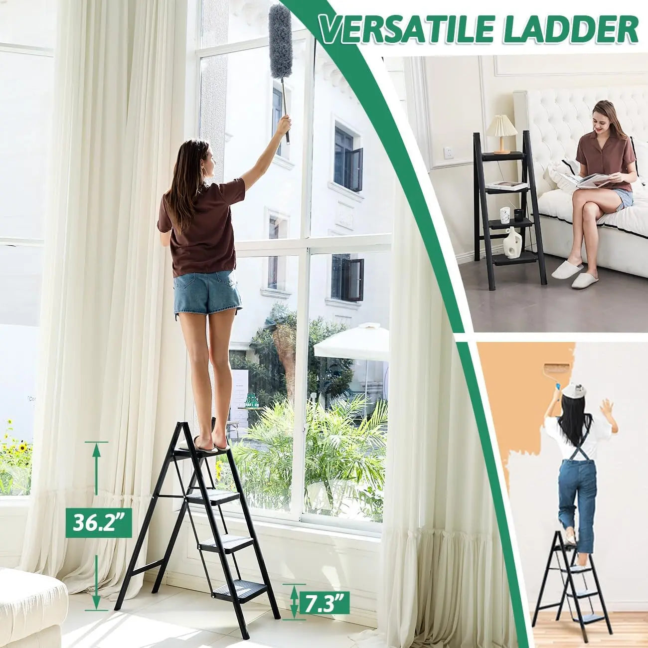 4 Step Ladder Folding Step Stool