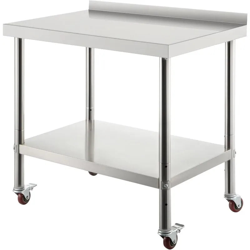 Stainless Steel Prep Table, 30 x 24 x 35