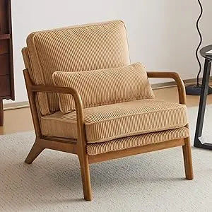 Corduroy Accent Chair
