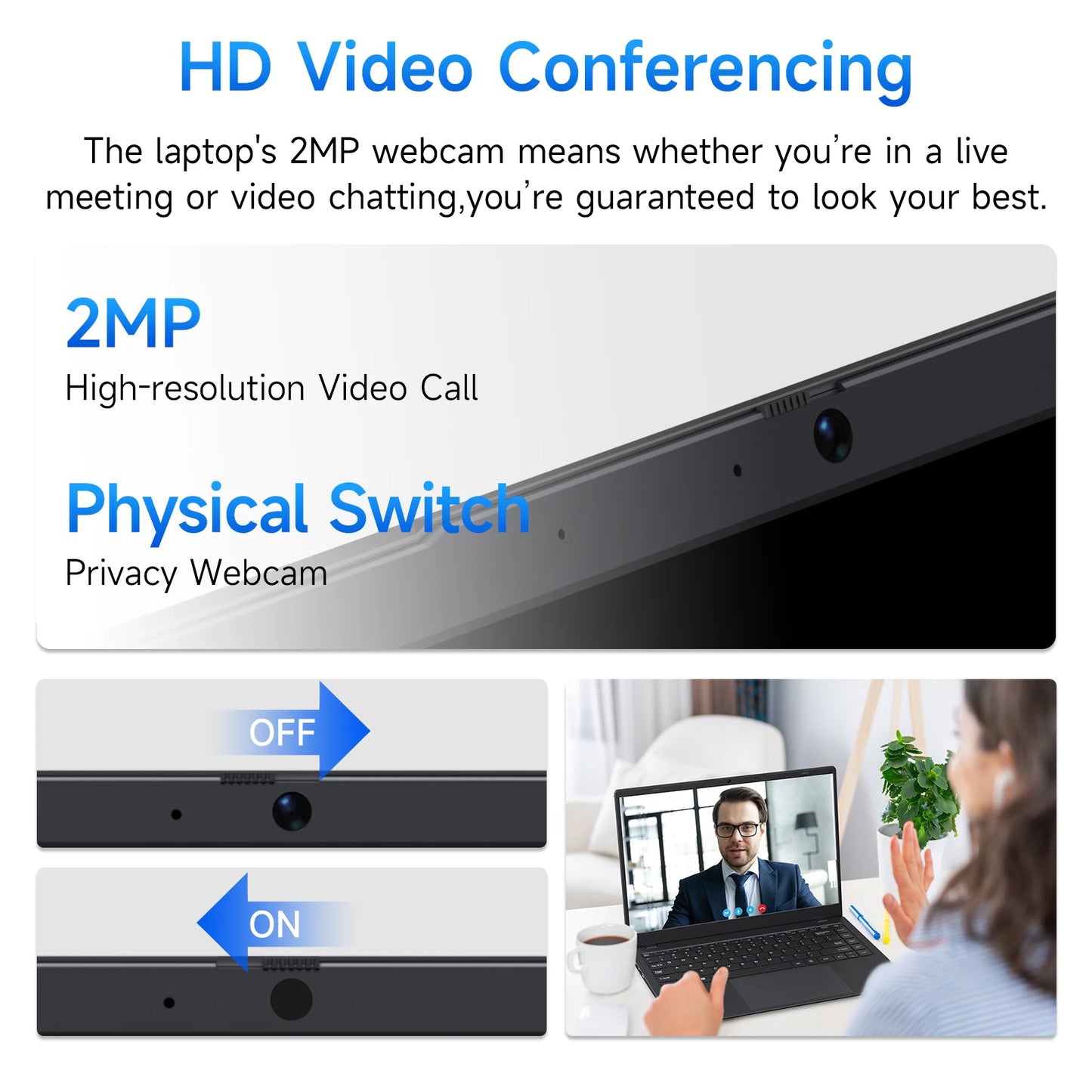 14 Inch Windows 11 New N4000 2.6Ghz 8GB RAM 256GB