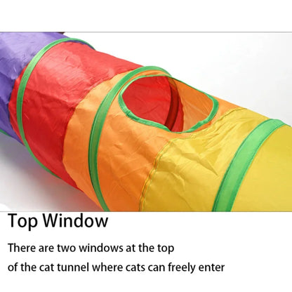 Cat Tunnel Tube Foldable Cat Toy