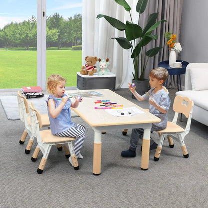 Kids Table and 4 Chair Set