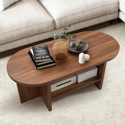 43.3” Coffee Table with Storage