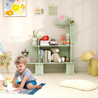 Kids Bookshelf Toy Storage Organizer