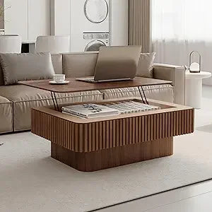 38.6" Square Lift Top Coffee Table