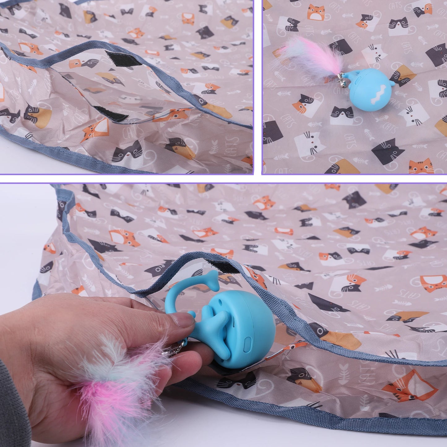 Motion Activate Chirping Cat Toy