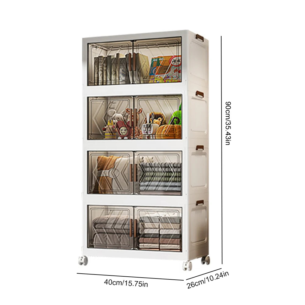 4 Tier Stackable Storage Bins