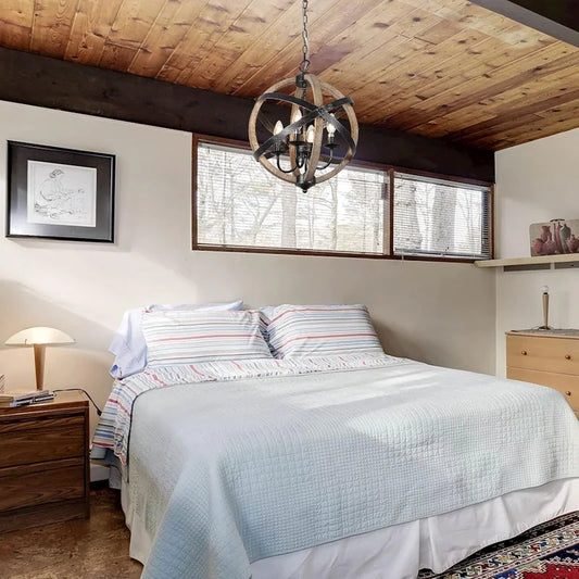 Farmhouse Chandelier 4 Light