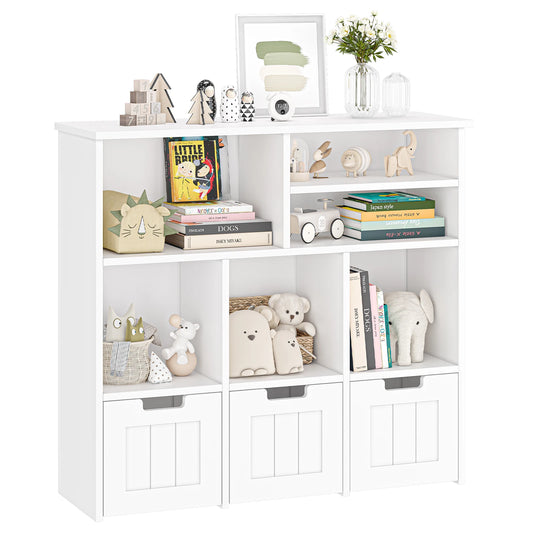 Kids Bookshelf Storage Cabinet