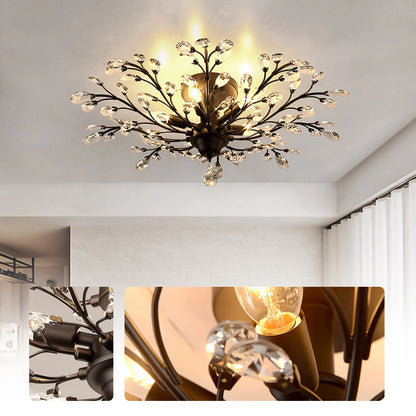 Crystal Chandelier Ceiling Light