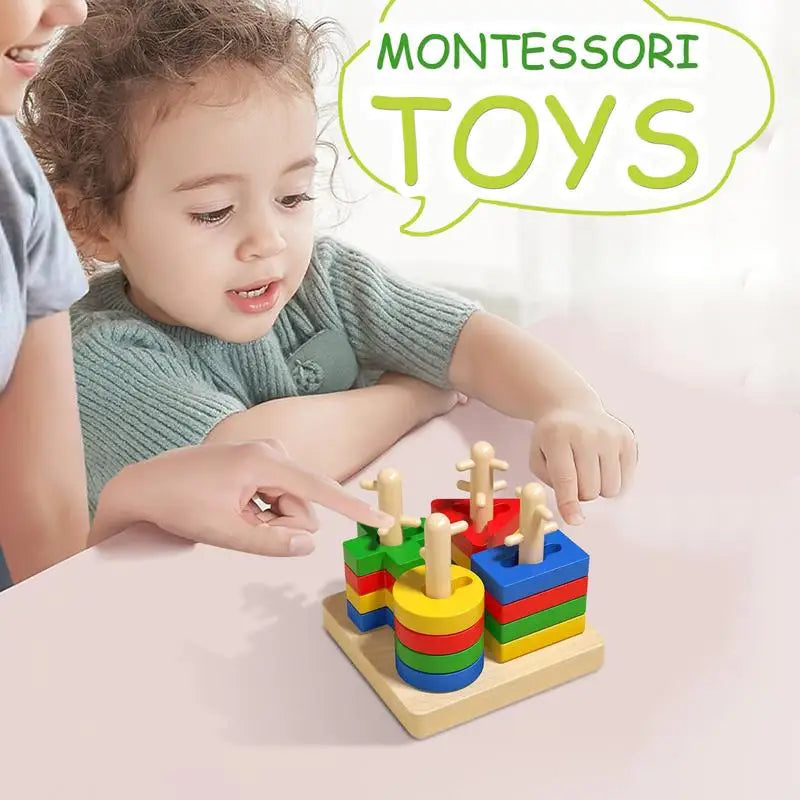 Toy Shape Color Recognition Blocks