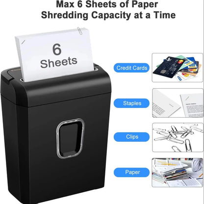 6-Sheet Micro-Cut Paper Shredder