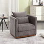 dark gray Swivel Barrel Chair
