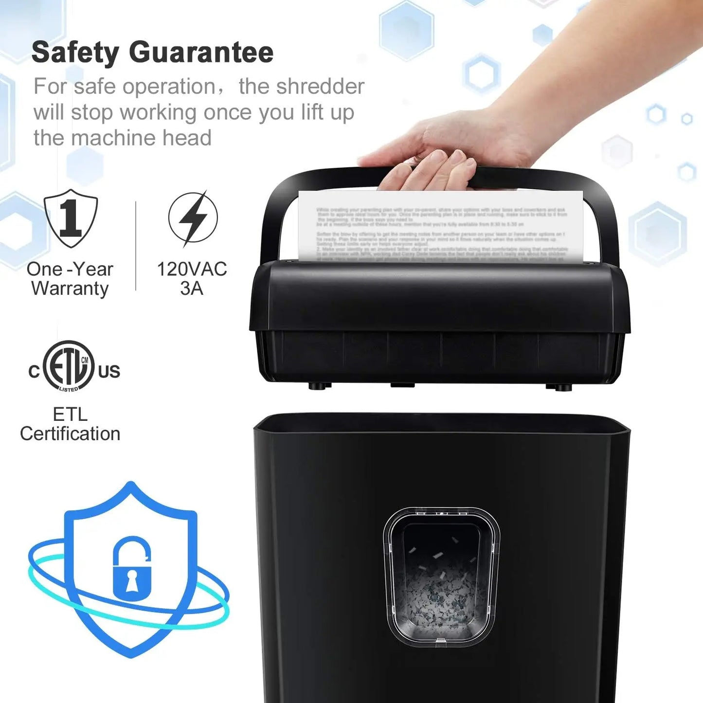 6-Sheet Micro-Cut Paper Shredder