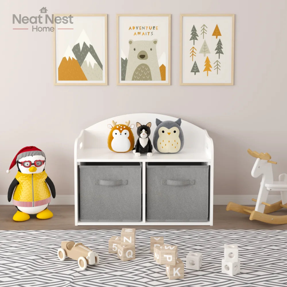 Kids book rack storage