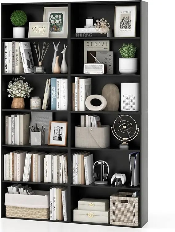 6-Tier Bookcase, 70" Tall