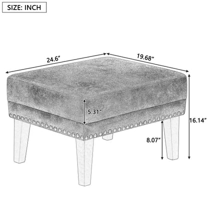 Hi-back Vintage Distressed Lounge Chair