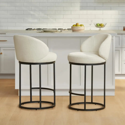 Counter Height Bar Stool, Swivel Barstools Set of 2