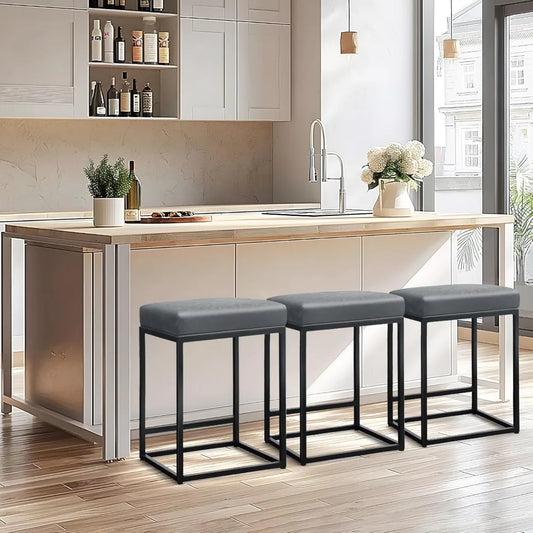 24 Inch Counter Height Bar Stools Set of 3
