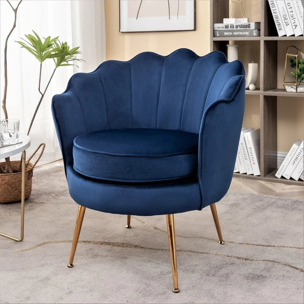 Velvet Barrel Chair