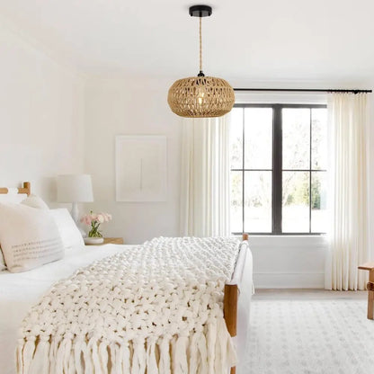 Modern Woven Pendant Light