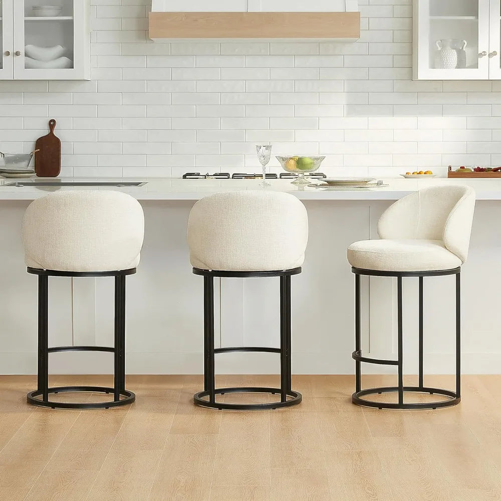 Counter Height Bar Stool, Swivel Barstools Set of 2