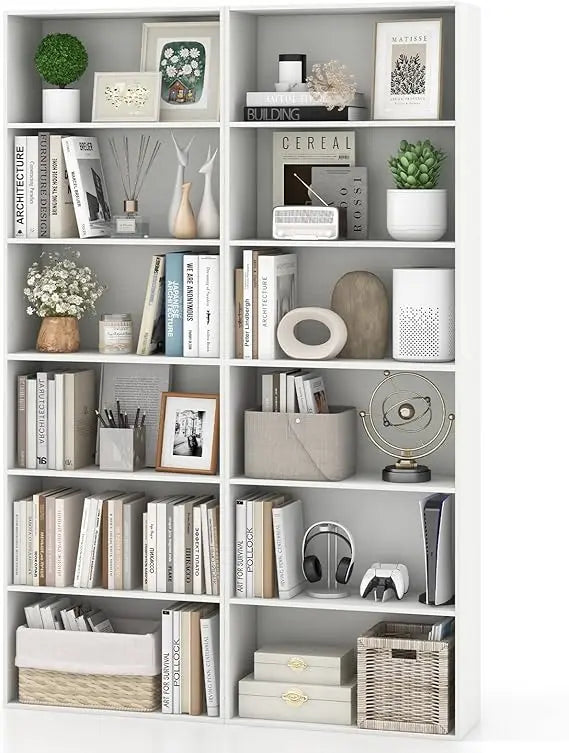 6-Tier Bookcase, 70" Tall