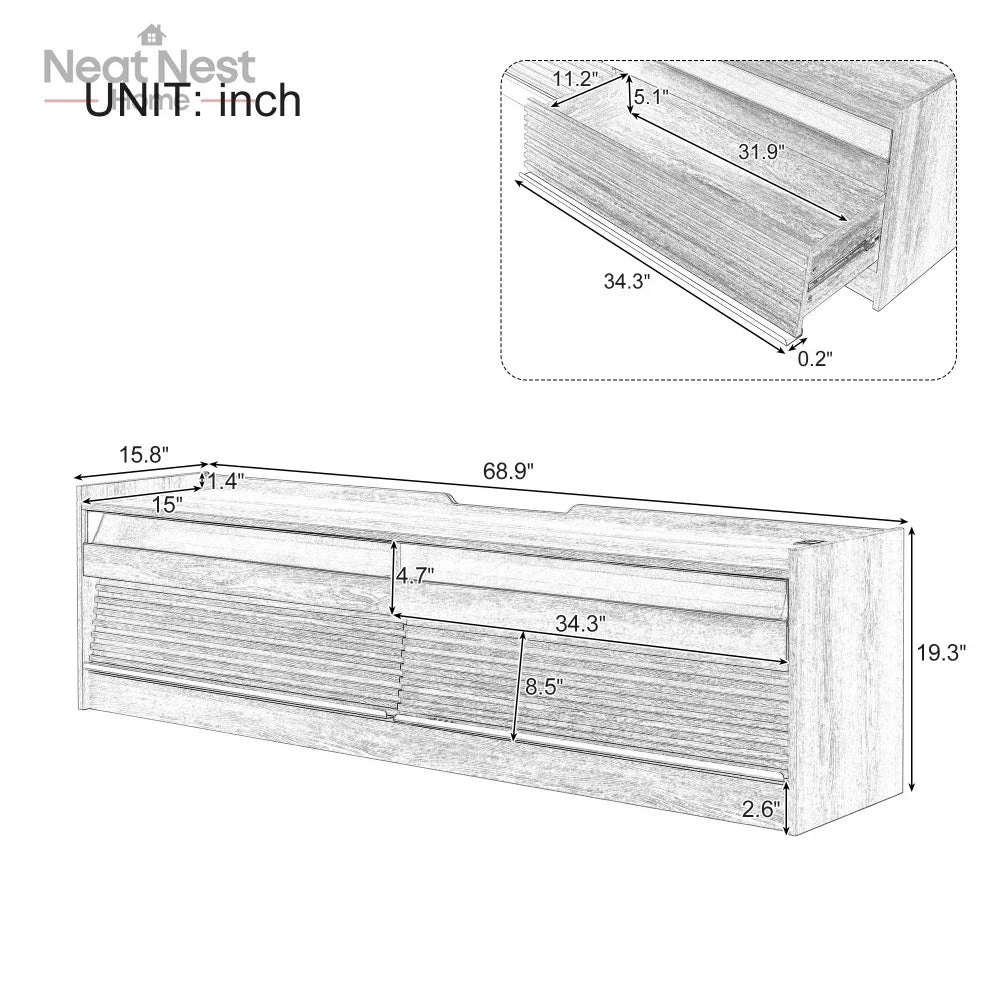 TV Stand with Storage