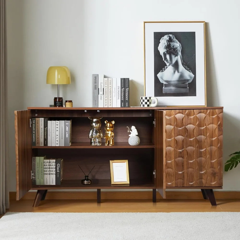 58" Modern Scandinavian Sideboard