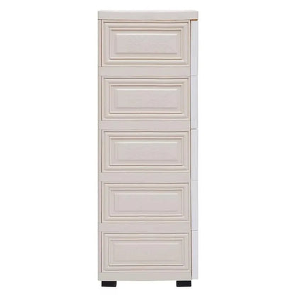 6 Drawers Tall Rolling Dresser