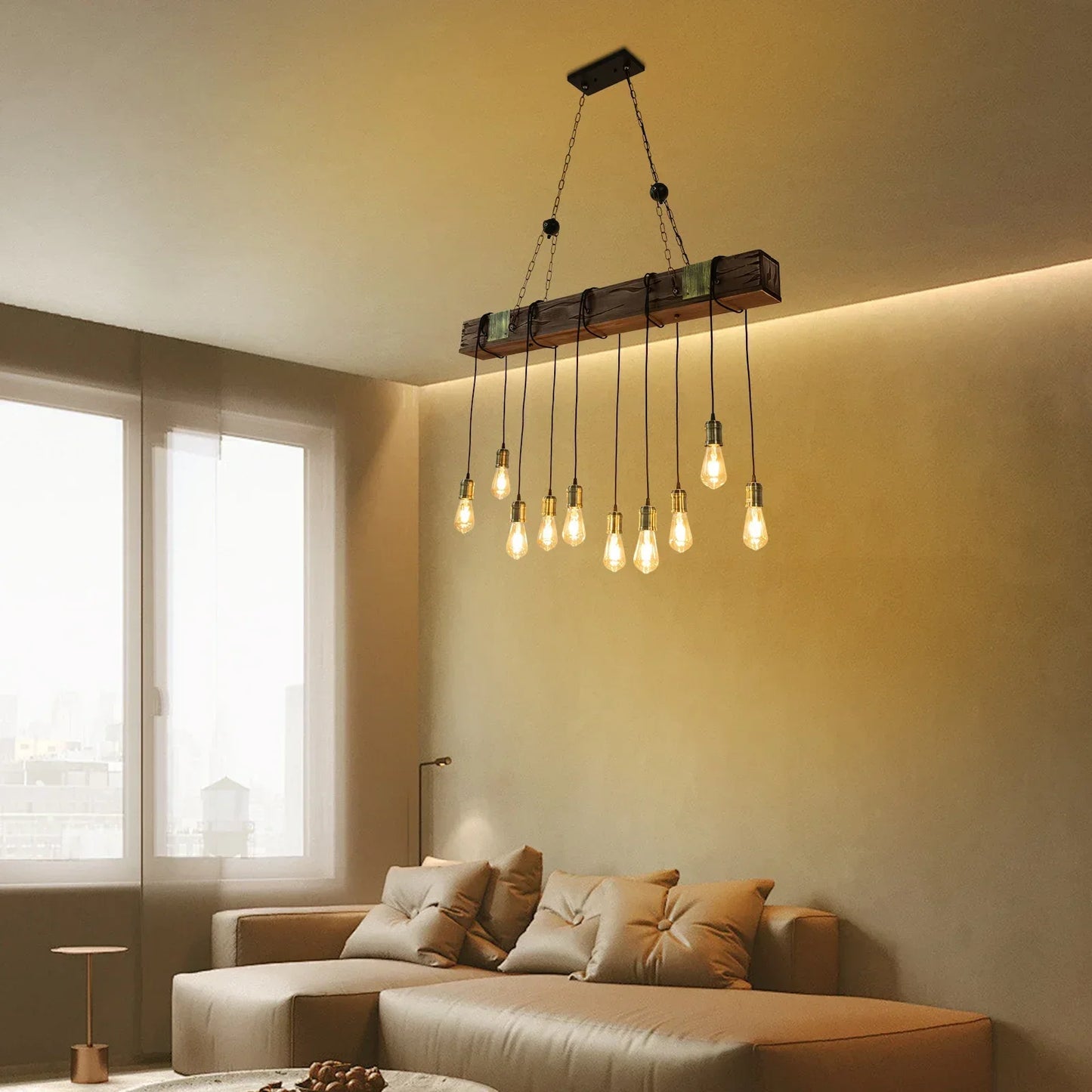 10-Light Indoor Chandelier