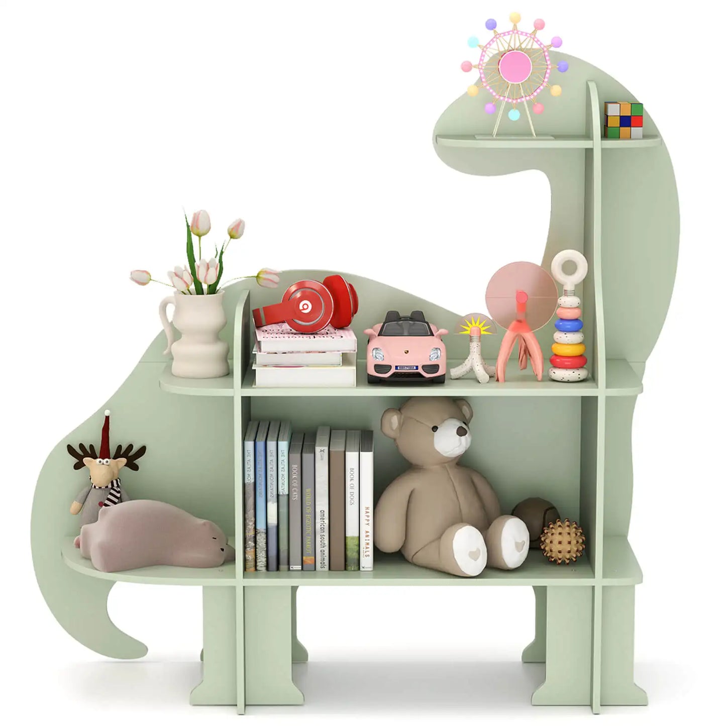 Kids Bookshelf Toy Storage Organizer