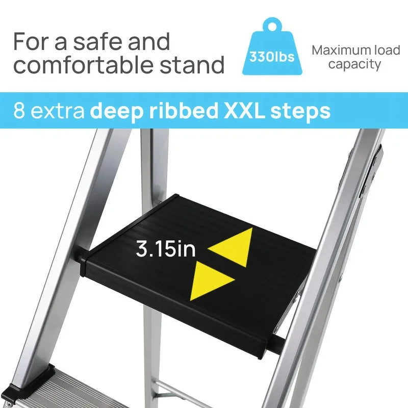 Aluminum 8 Step Ladder