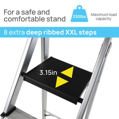 Aluminum 8 Step Ladder