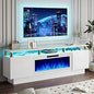 70" Modern Fireplace TV Stand with 36" Electric Fireplace