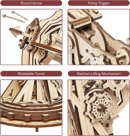 3D Wooden Puzzle Wooden Model