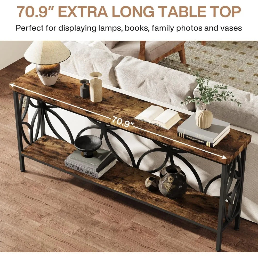 70.9-Inch Narrow Sofa Table