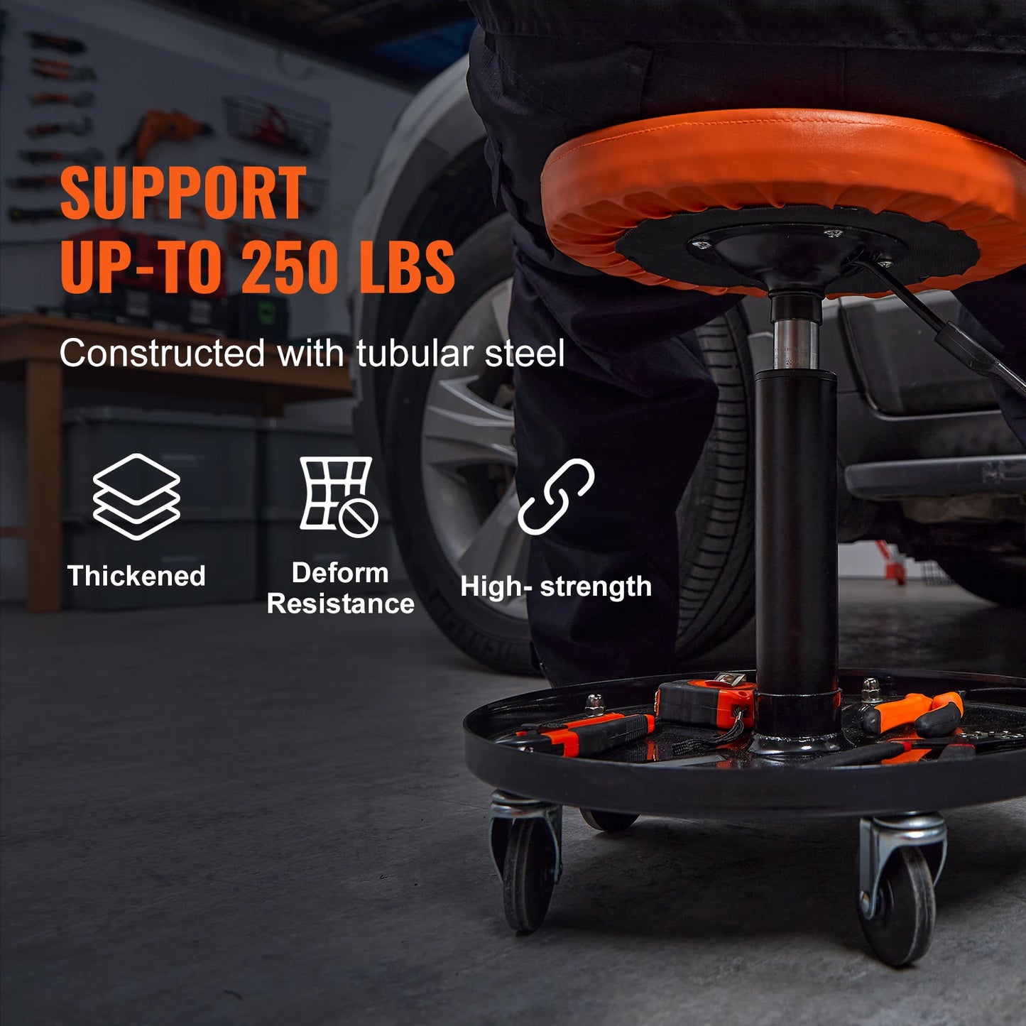 Mechanic Stool 250 LBS